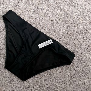 NWT Madewell Black Bikini Swim Bottoms